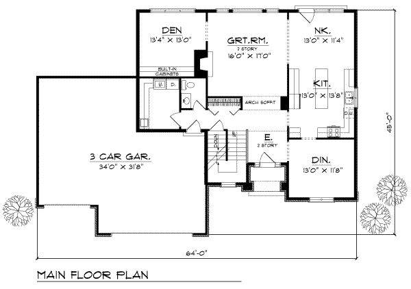 main floor house blueprint