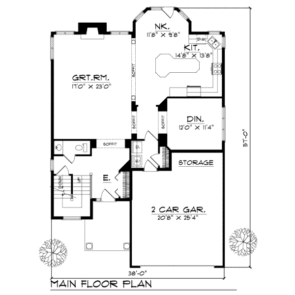 main floor house blueprint