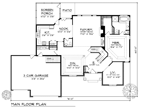 main floor house blueprint