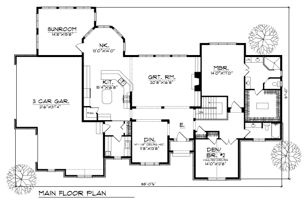 main floor house blueprint