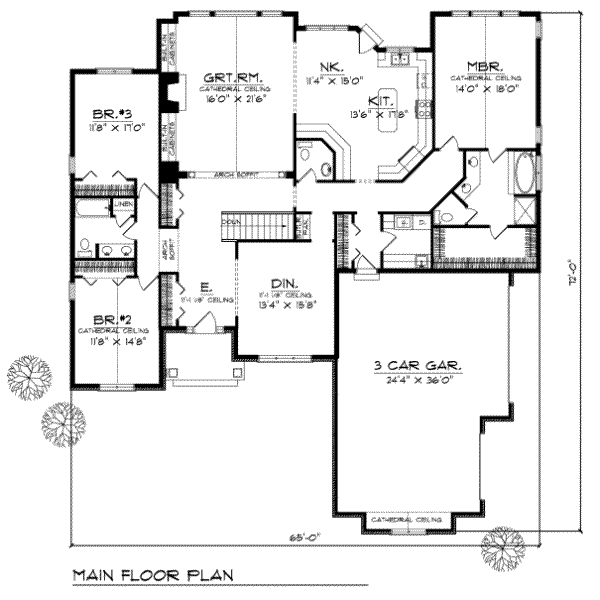 main floor house blueprint
