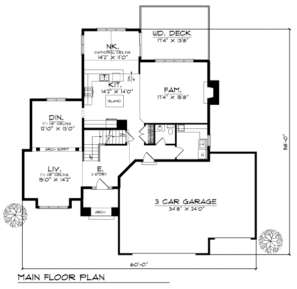 main floor house blueprint