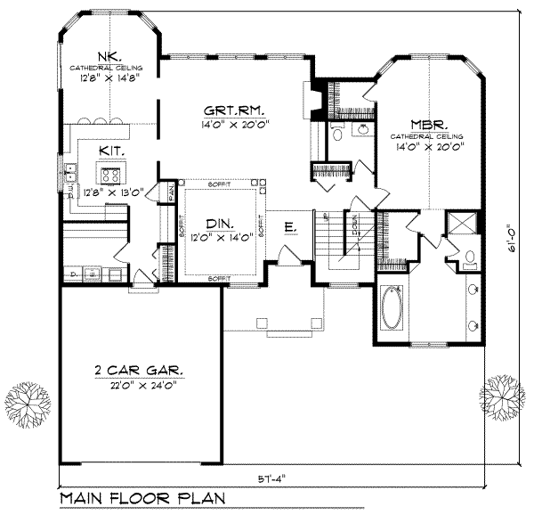 main floor house blueprint