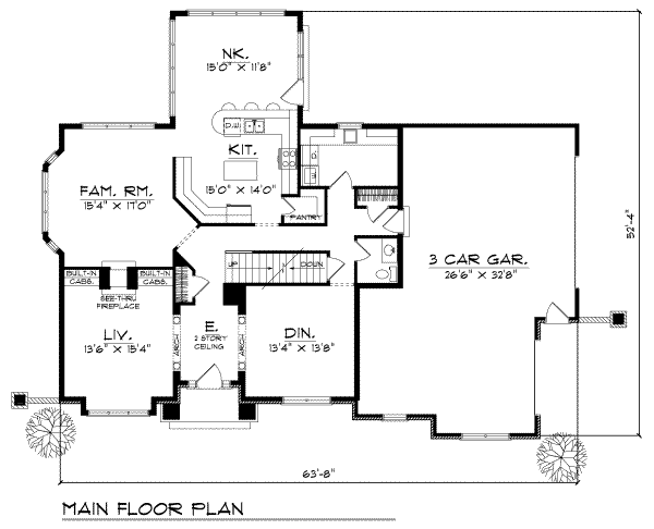 main floor house blueprint