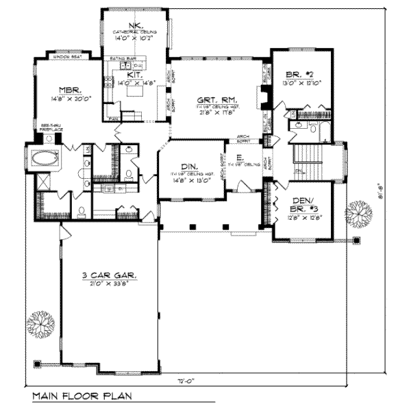 main floor house blueprint