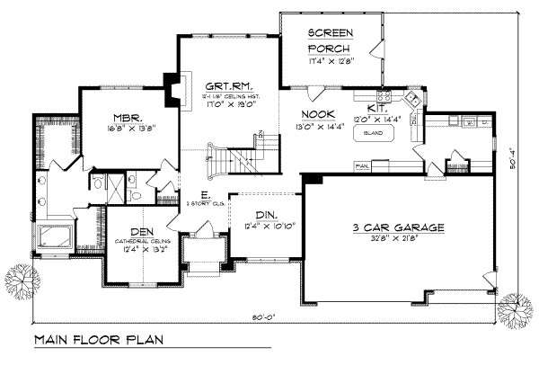 main floor house blueprint