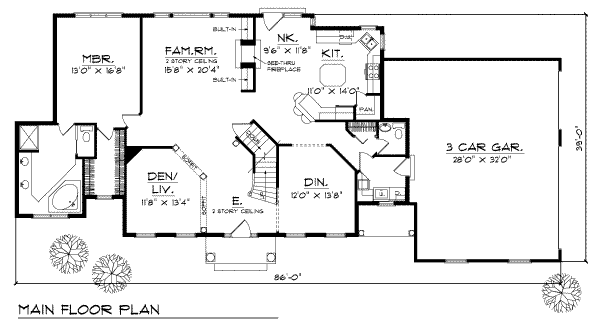 main floor house blueprint