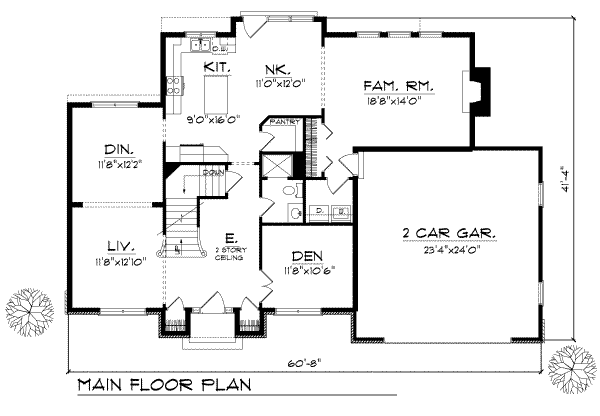 main floor house blueprint