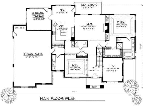 main floor house blueprint