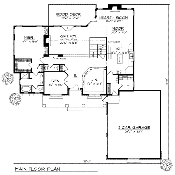main floor house blueprint