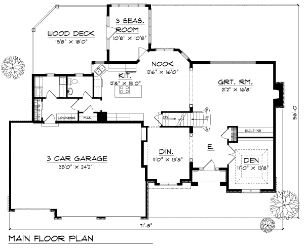 main floor house blueprint
