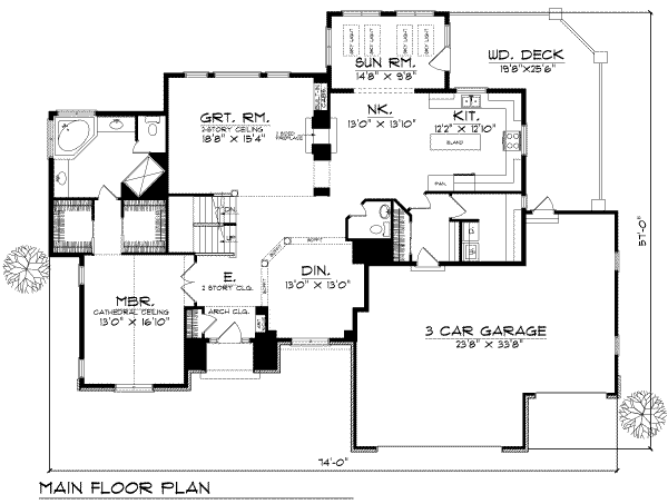 main floor house blueprint