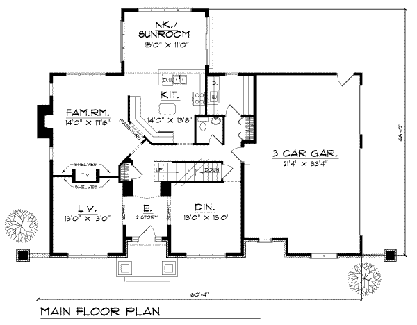 main floor house blueprint