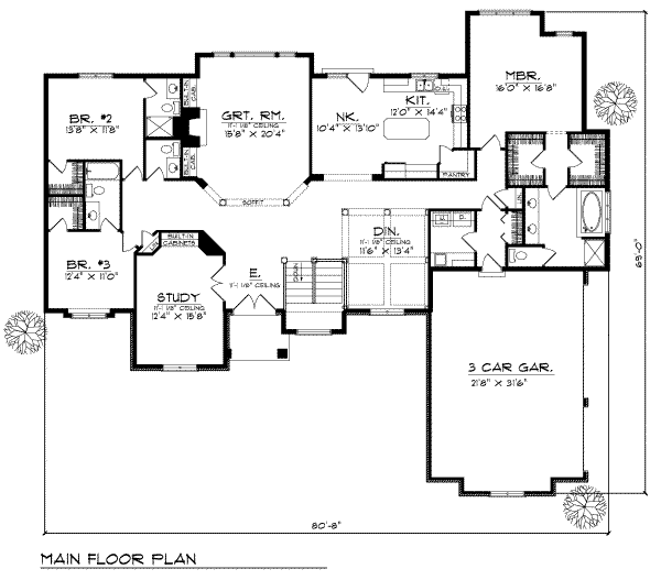 main floor house blueprint