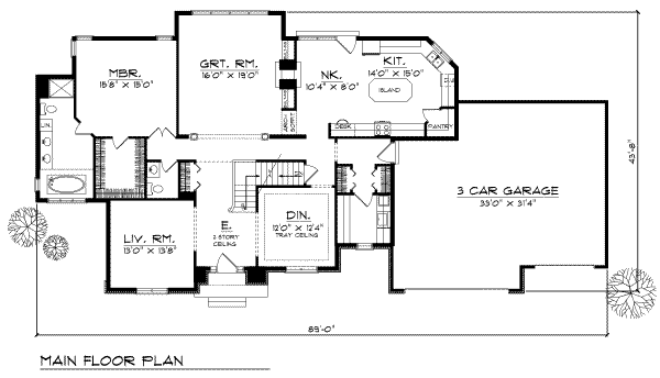 main floor house blueprint
