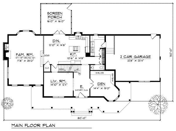 main floor house blueprint