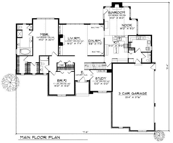 main floor house blueprint