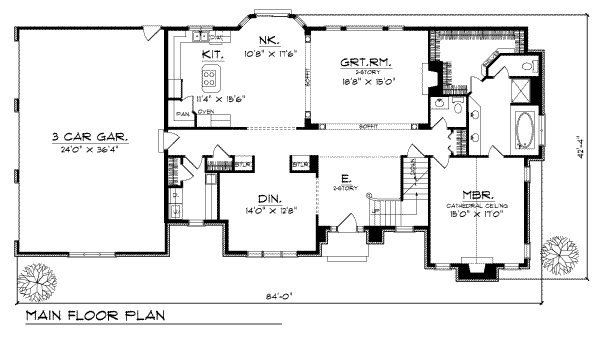 main floor house blueprint