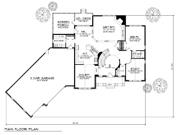 main floor house blueprint