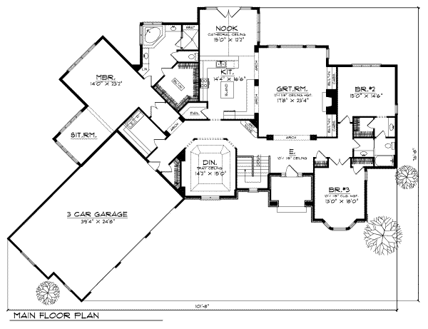 main floor house blueprint