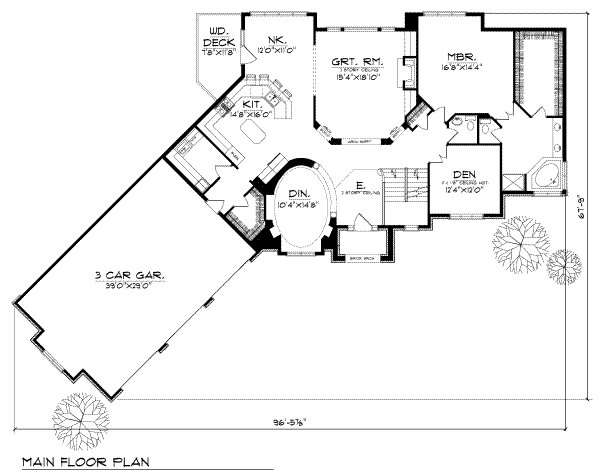 main floor house blueprint