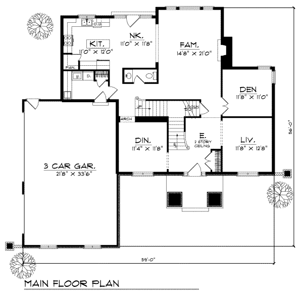 main floor house blueprint