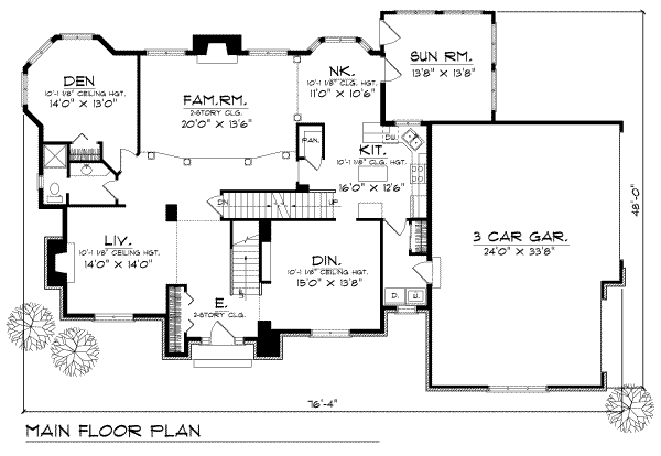 main floor house blueprint