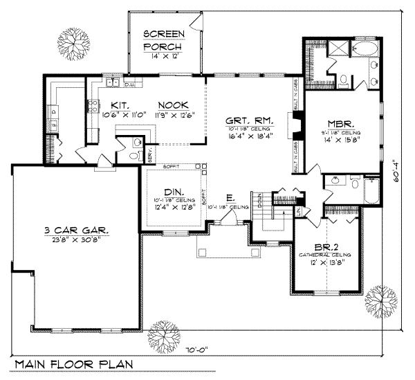 main floor house blueprint