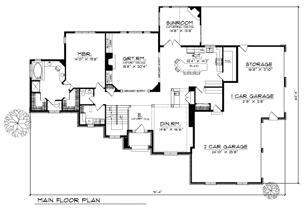 main floor house blueprint