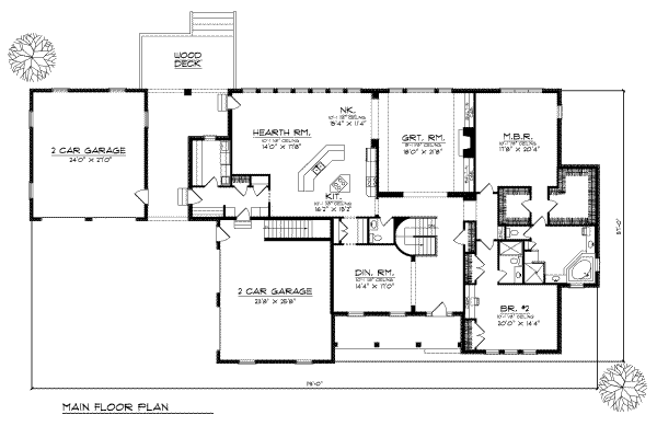 main floor house blueprint