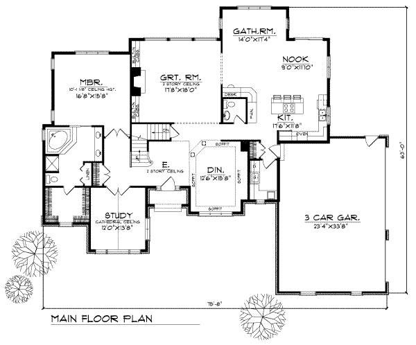 main floor house blueprint