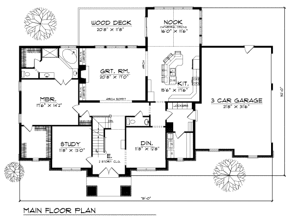 main floor house blueprint