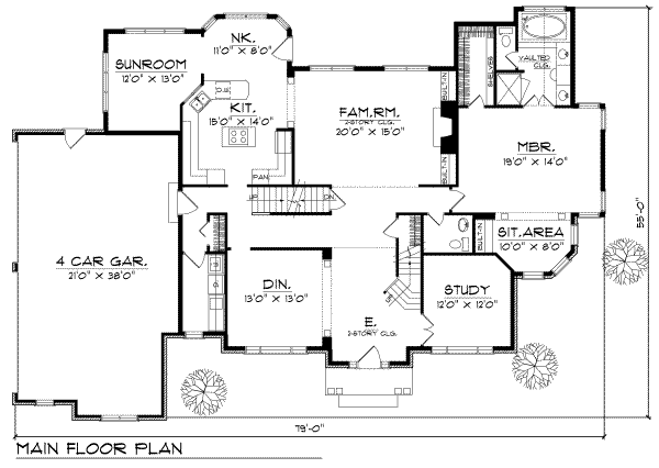 main floor house blueprint