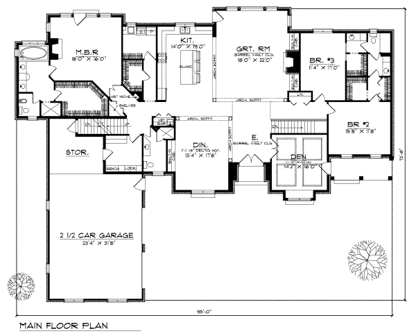 main floor house blueprint