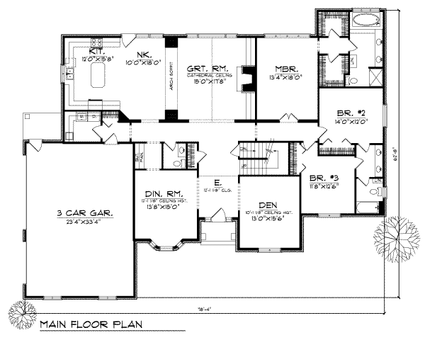 main floor house blueprint