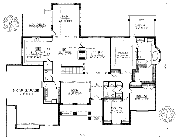 main floor house blueprint