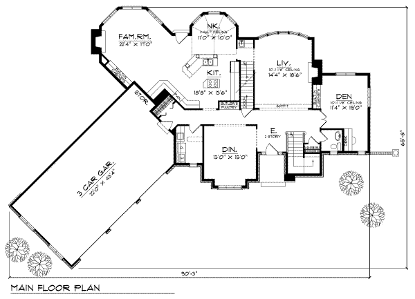 main floor house blueprint