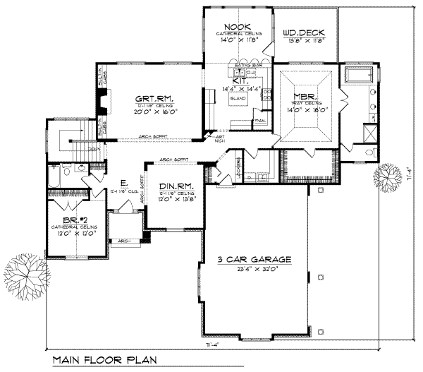 main floor house blueprint