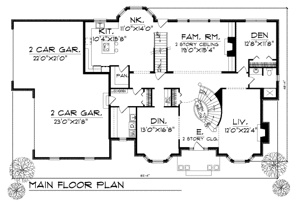 main floor house blueprint