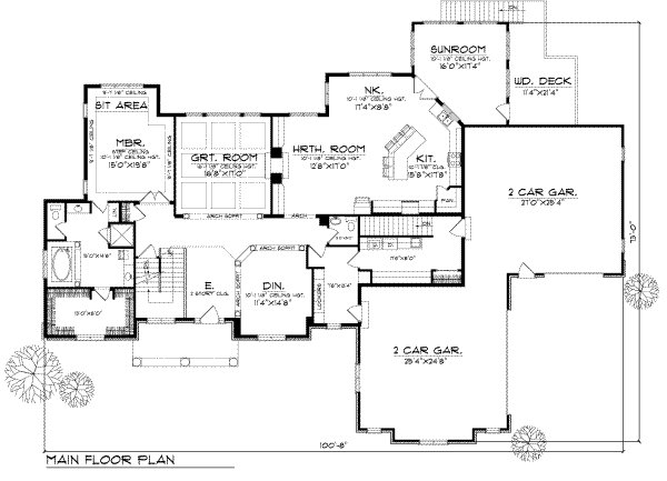 main floor house blueprint