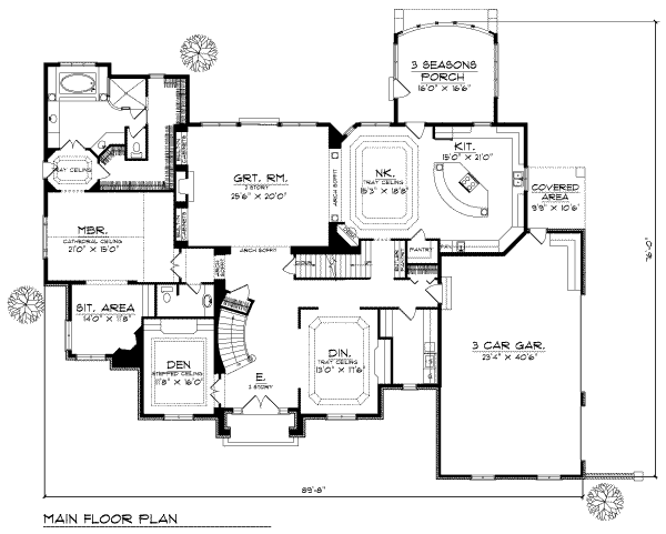 main floor house blueprint
