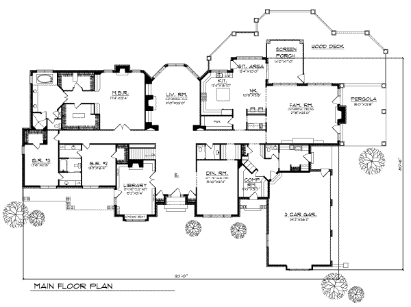 main floor house blueprint