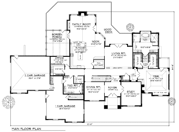 main floor house blueprint