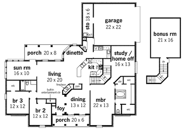 main floor house blueprint