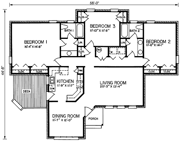 main floor house blueprint
