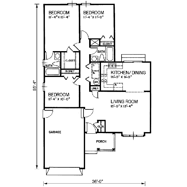 main floor house blueprint