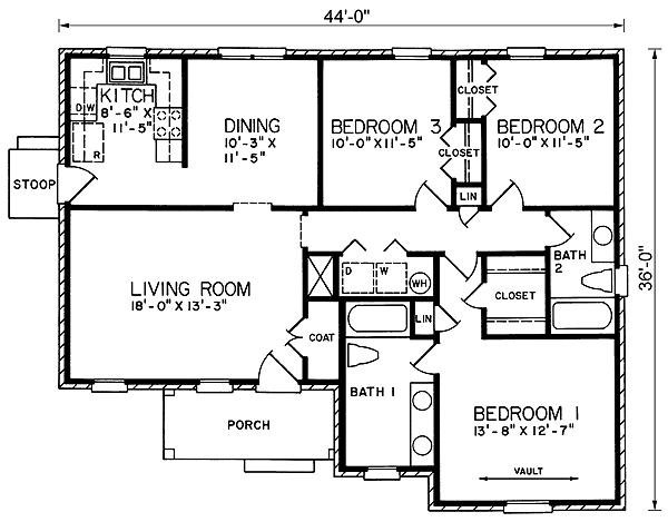 main floor house blueprint