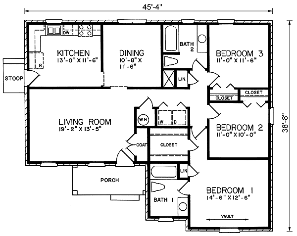 main floor house blueprint