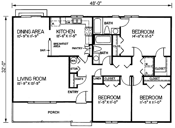 main floor house blueprint