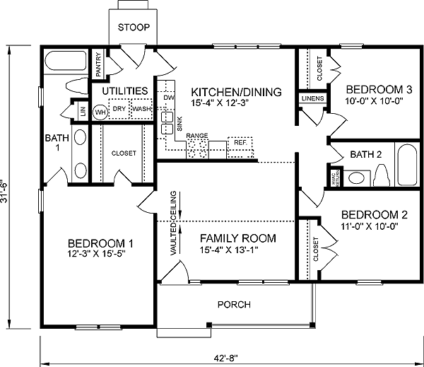 main floor house blueprint